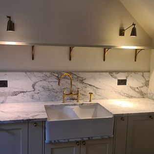 Kitchen sockets and lighting