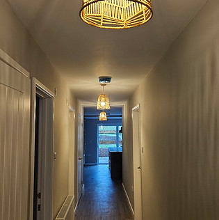 Hallway lighting in a domestic property